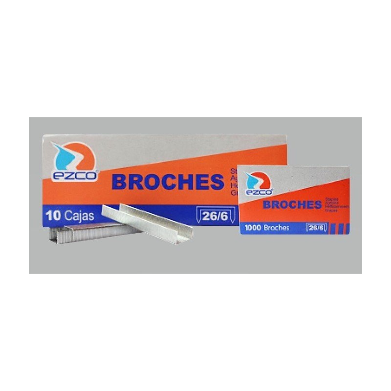 BROCHES-EZCO-N-26-6-x1000u