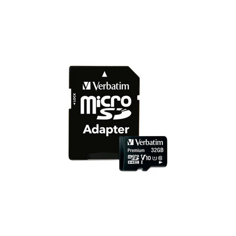 MEMORIA MICRO SDHC 32GB VERBATIM C-ADAPT 80MB-S