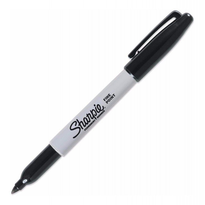 MARCADOR SHARPIE PERMANANTE FINO NEGRO