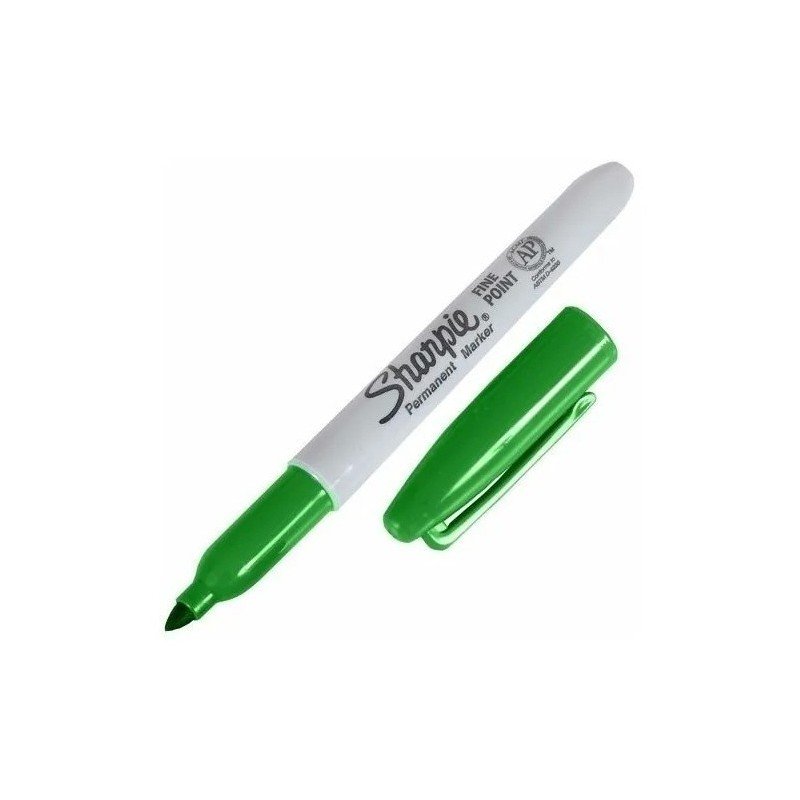 MARCADOR SHARPIE PERMANANTE FINO VERDE