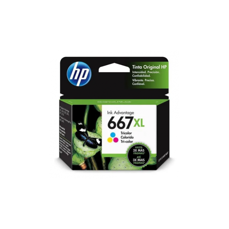 CART INK ORIG HP 667XL 3YM80AL COLOR