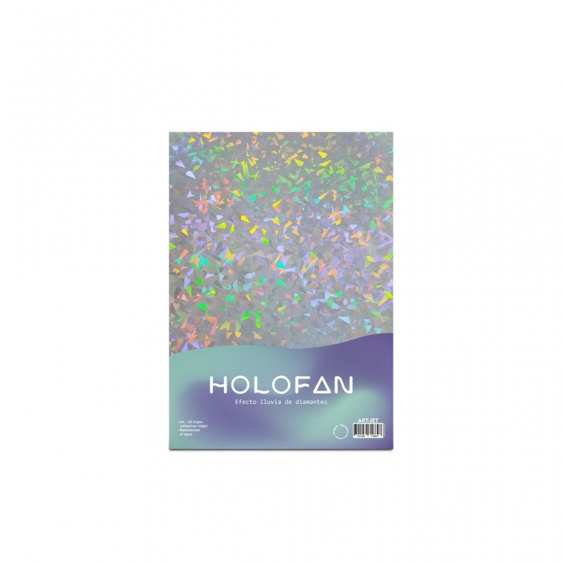 HOLOFAN EF LLUVIA DE DIAMANTES ART-JET ADHESIVO x20hj