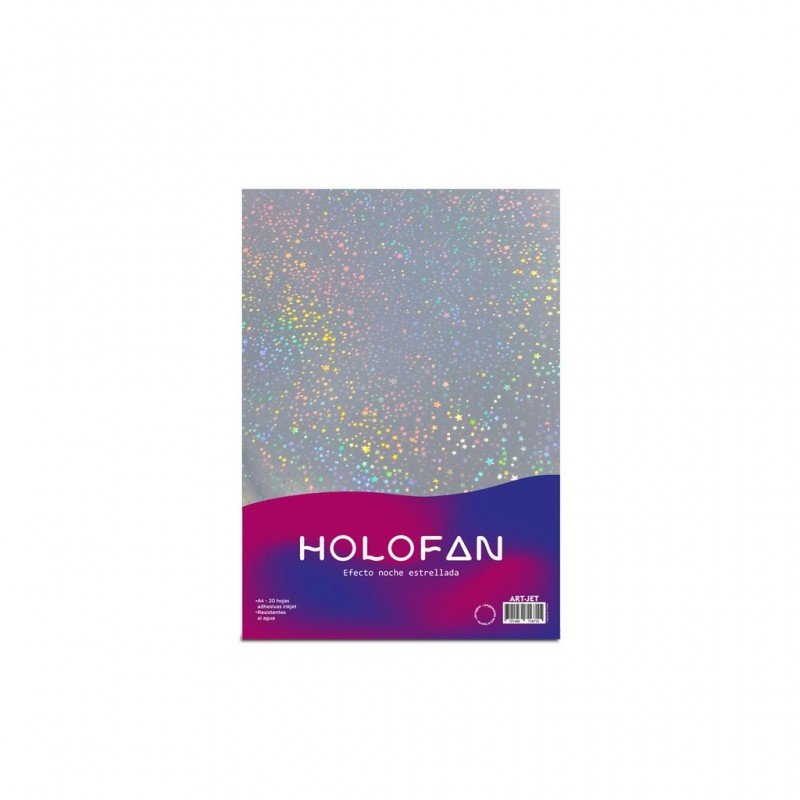 HOLOFAN EF NOCHE ESTRELLADA ART-JET ADHESIVO x20hj