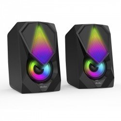 PARLANTE KOLKE KPC-513 USB CON LUCES RGB