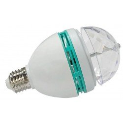 LAMPARA DE COLORES GIRATORIA LED PARA FIESTA