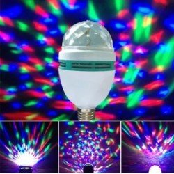 LAMPARA DE COLORES GIRATORIA LED PARA FIESTA