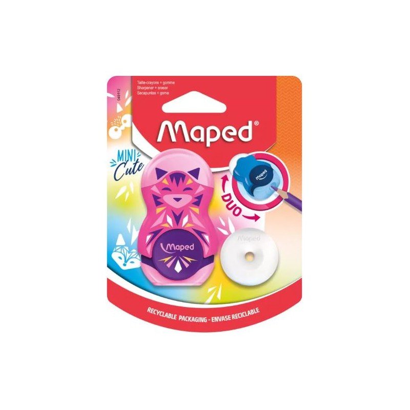 Oferta sacapuntas+ goma loopy maped mini cute Al mejor precio