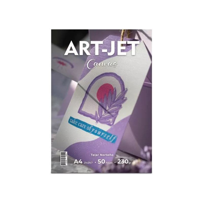 PAPEL FOTO CANVAS TELAR NORTEÑO ART-JET A4 230gr x50hj