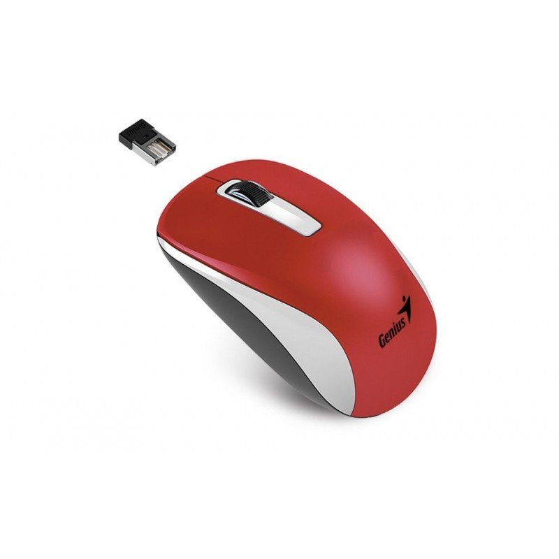 MOUSE INALAMBRICO GENIUS NX-7010 BLUEEYE BLANCO Y ROJO