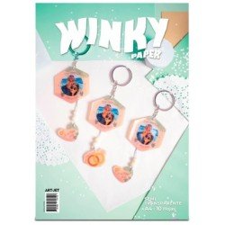 PAPEL A4 WINKY ART-JET SEMI TRANSPARENTE X10hj