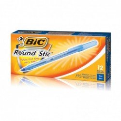 BOLIGRAFO BIC ROUND STIC 1mm AZUL