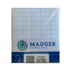 ETIQUETA MAUGER 3012 8 x 20mm SOBRE X 1500 ET