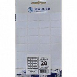 ETIQUETA MAUGER 3015 16 x 25mm SOBRE X 140 ET