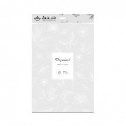 PAPELINA BLANCO TIZA  ADORIÉ A4 180gr x 20hj