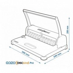 ANILLADORA PROFESIONAL DE DISCOS DISCBIND PRO A4