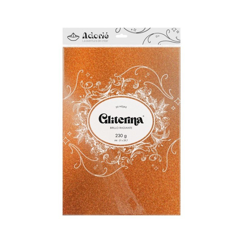 GLITERINA 230g BRONCE x20hj		