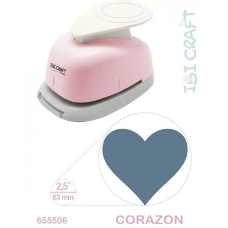 PERFORADORA ARTISTICA 63mm 25\" CORAZON IBICRAFT