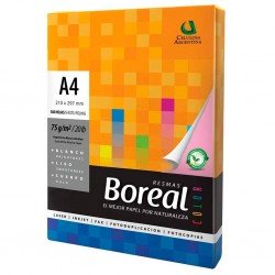 RESMA BOREAL A4 ROSA 75gr
