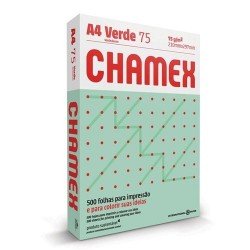 RESMA CHAMEX A4 75gr COLOR VERDE