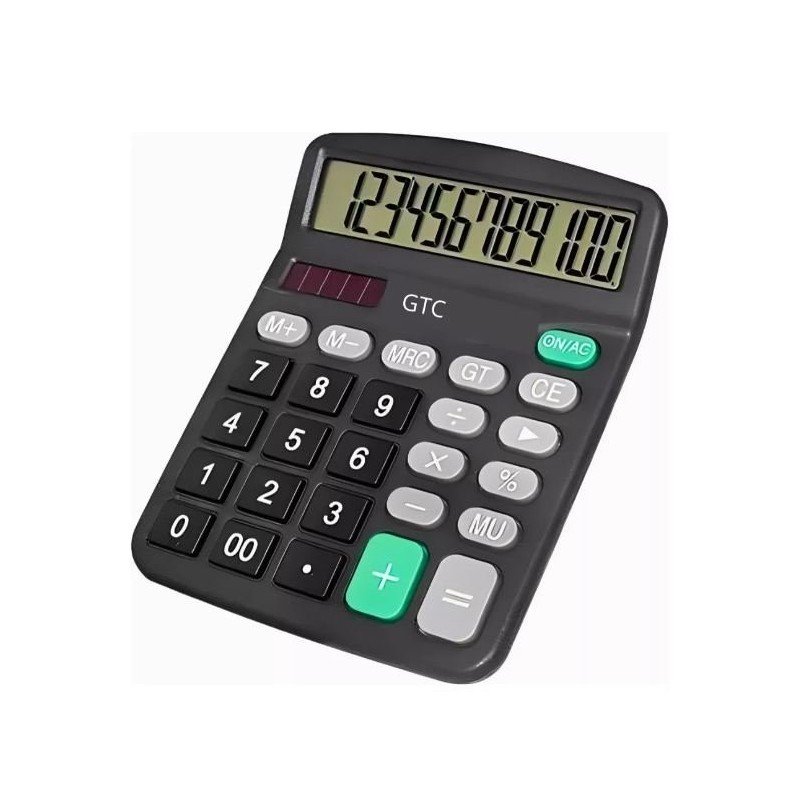CALCULADORA GTC 12 DIGITOS GRANDES NEGRA CALCULADORA GTC 12 DIGITOS GRANDES NEGRA