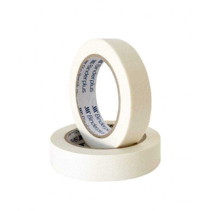 CINTA ADHESIVA PAPEL BINDERPLUS12mmx40Mt