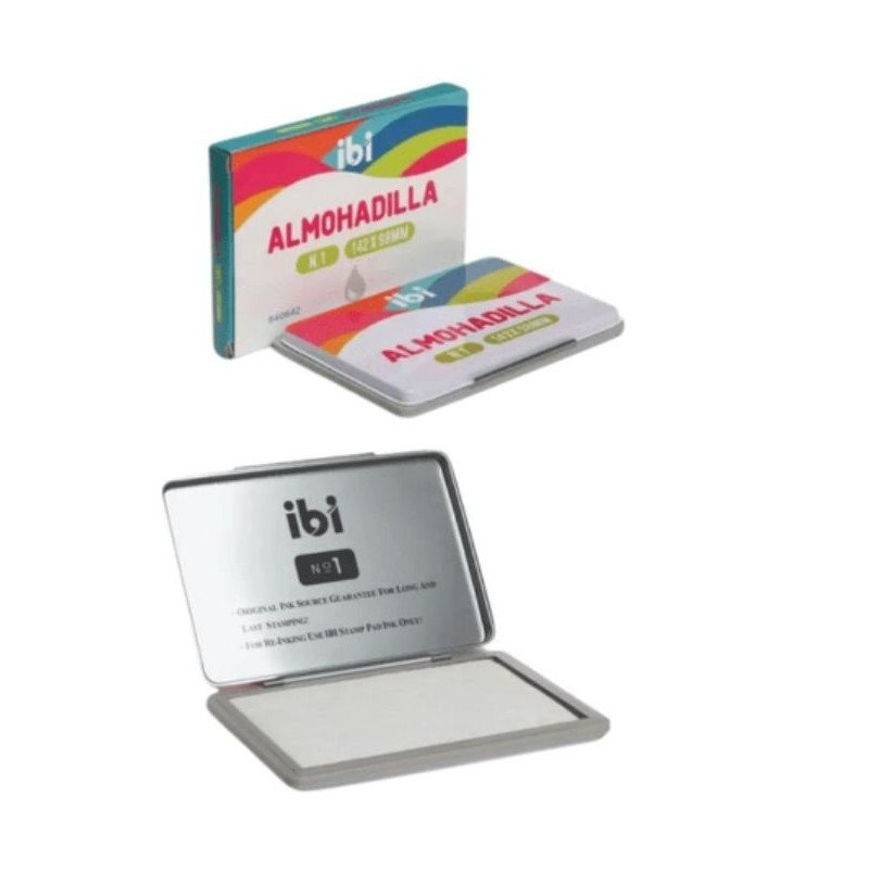 IBI ALMOHADILLA N1 S-TINTA MET 142x98mm 127x82mm