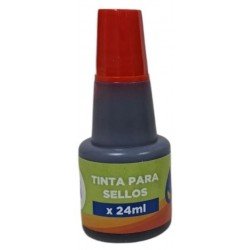 TINTA SELLOS IBI x 24ml ROJA