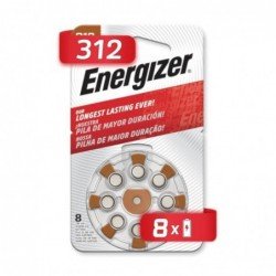 PILA AUDIFONO 312 BOTON ENERGIZER ZINC AIR c-u