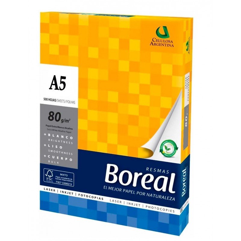 RESMA A5 500hj 80gr