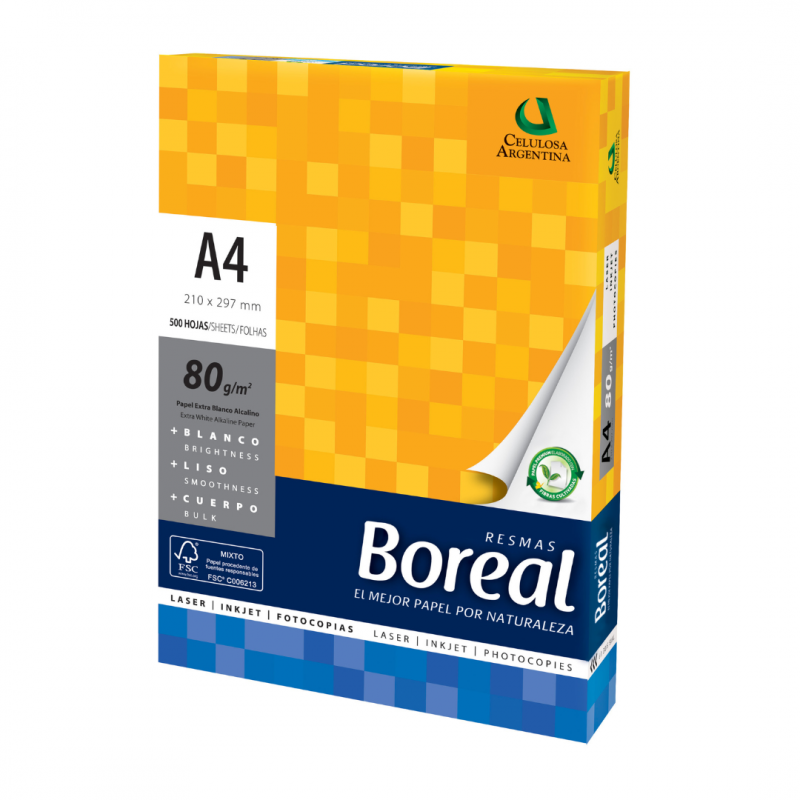 RESMA BOREAL A4 80gr