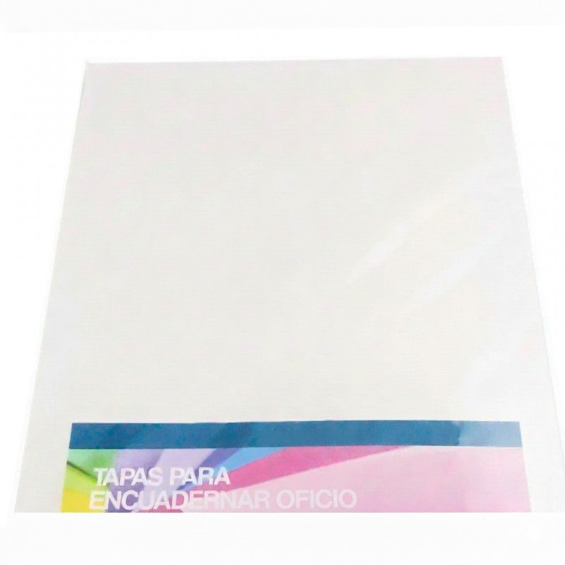 TAPA OFICIO POLICOVER TRANSPARENTE x50