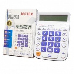 CALCULADORA MoTEX DE ESCRITORIO 12 DIG GRANDES