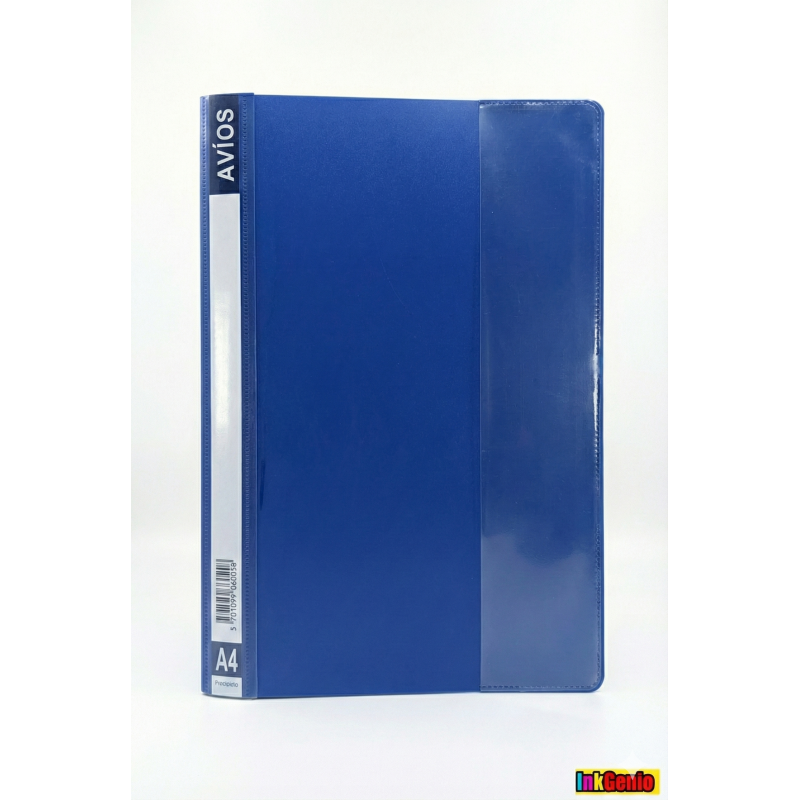 CARPETA BASE OPACA AVIOS AZUL A4 x12u