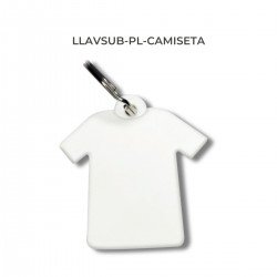 LLAVERO SUBLIMABLE PLASTICO...